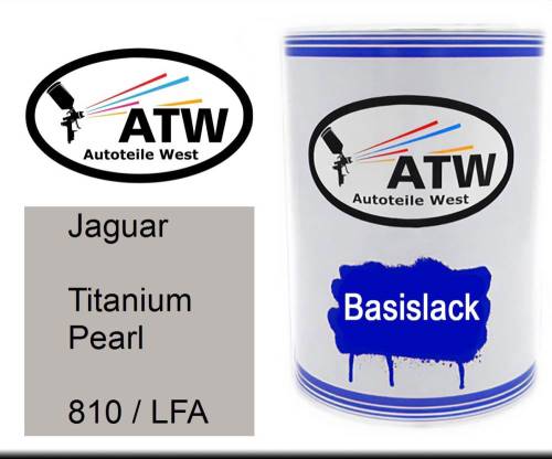 Jaguar, Titanium Pearl, 810 / LFA: 500ml Lackdose, von ATW Autoteile West.